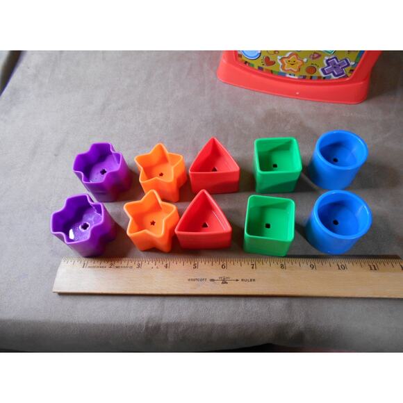 Fisher Price 2006 Baby's First Blocks Shape Sorter Red L4804 Complete - Picture 4 of 10